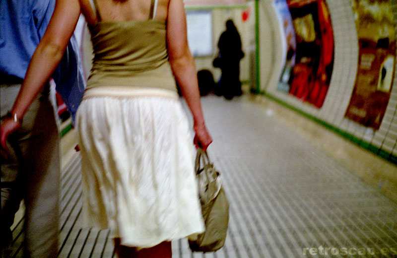 In the Tube, London 2008