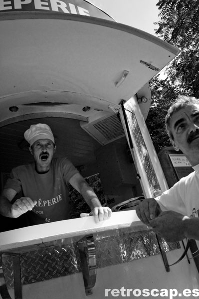 The shouting man from the Crêperie, Bucharest 2011