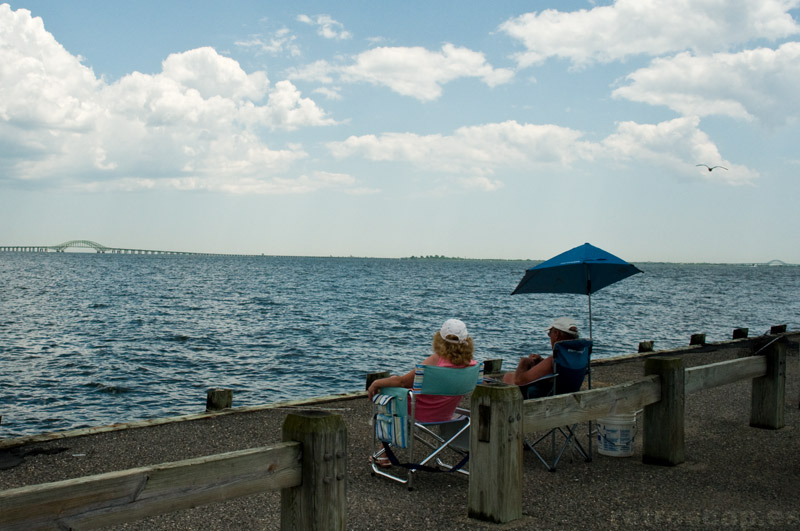 View of Robert Moses Causeway from Islip, Long Island NY 2012