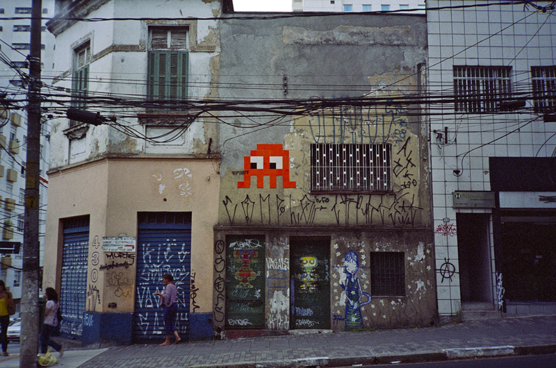 Space Invader in São Paulo, 2013