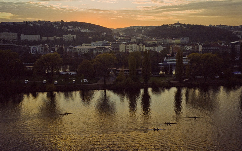 Dusk in Prague 2013