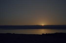 Sunset at the Dead Sea 2013